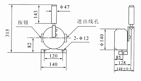 廠家直供跑偏開關(guān)YHDPKKBW-220P防爆兩級跑偏開關(guān)